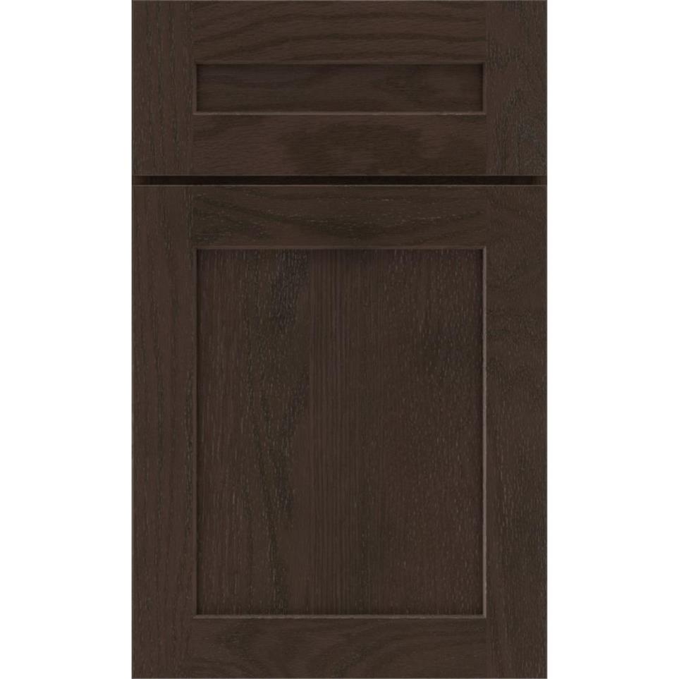 5 Piece Thatch Dark Finish 5 Piece Cabinets