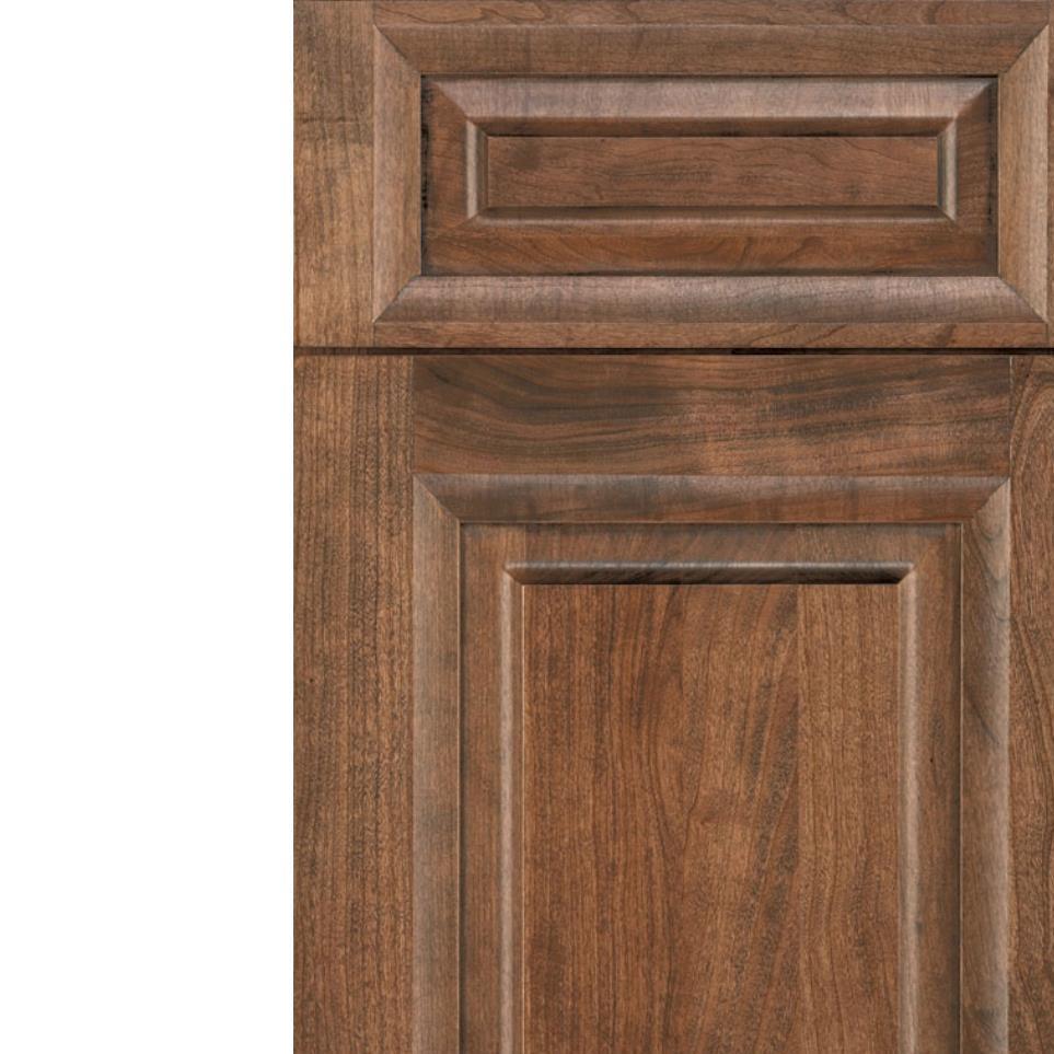 Square Mink Dark Finish Square Cabinets