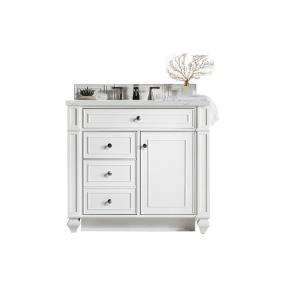 Base with Sink Top Bright White White Vanities