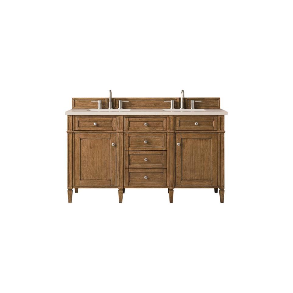 Base with Sink Top Saddle Brown Medium Finish Vanities