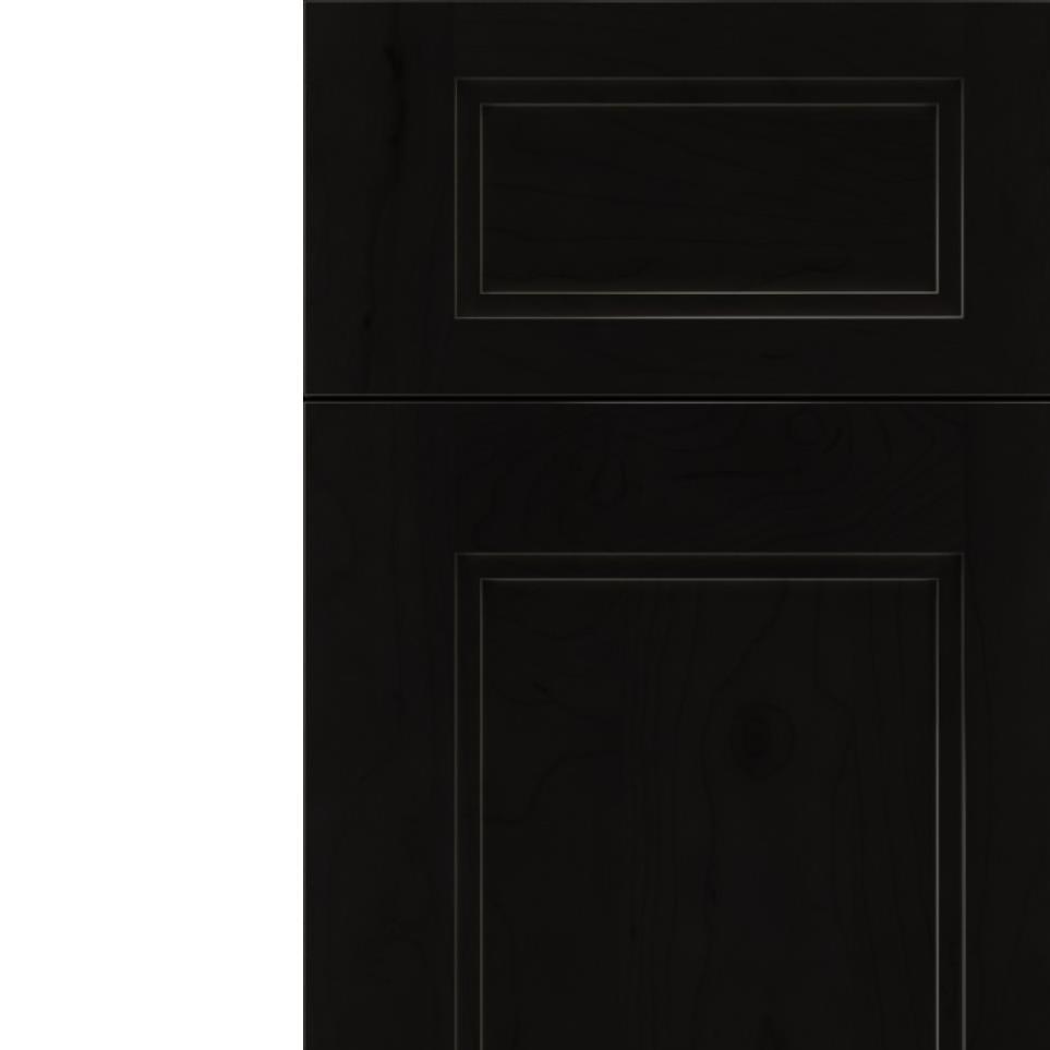 5 Piece Charcoal Dark Finish 5 Piece Cabinets