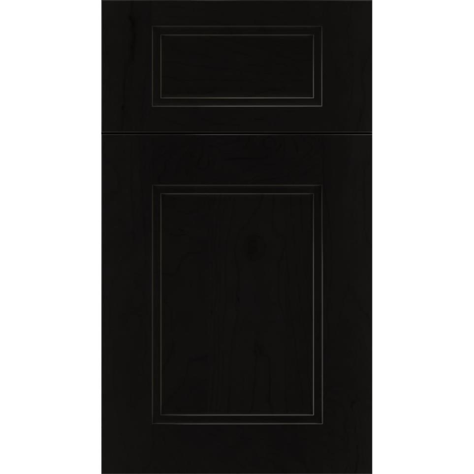 5 Piece Charcoal Dark Finish 5 Piece Cabinets