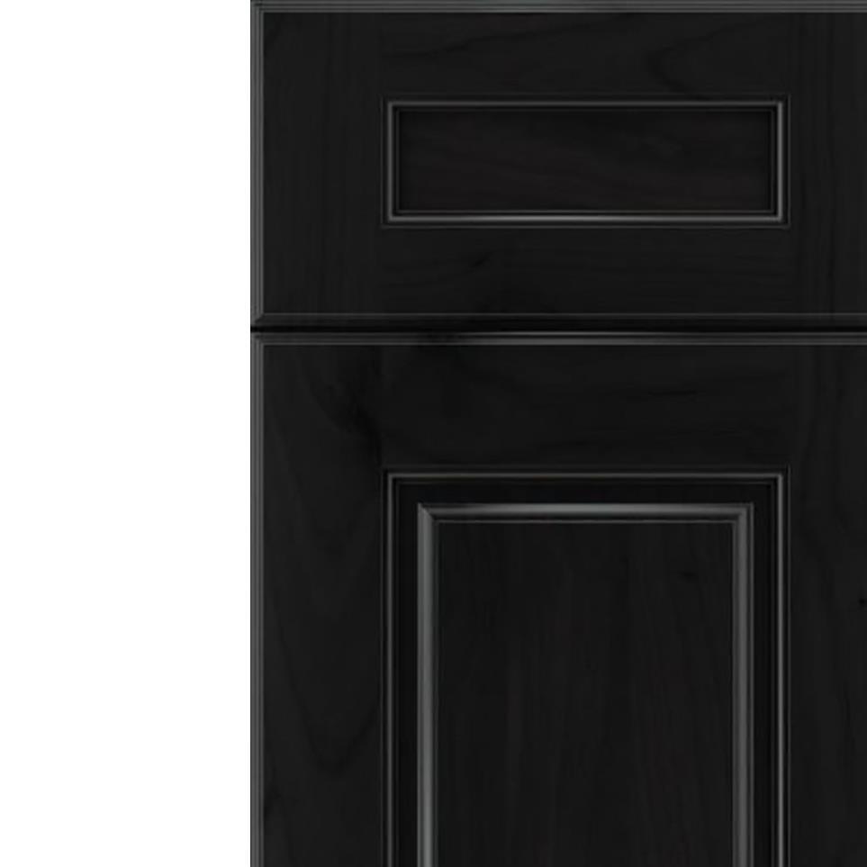 5 Piece Charcoal Dark Finish 5 Piece Cabinets