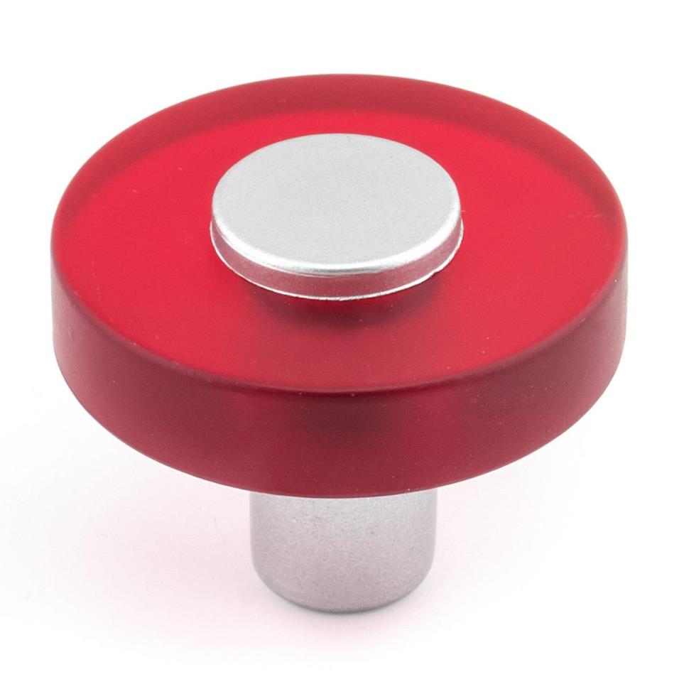 Knob Red White Knobs