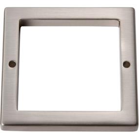 Square Base Brushed Nickel Nickel Bases