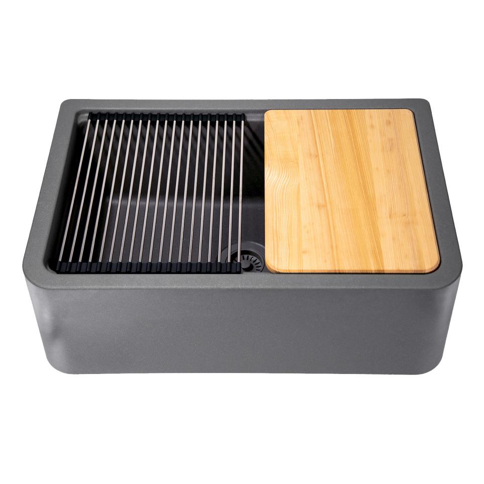 Matte Titanium Grey / Black Sinks