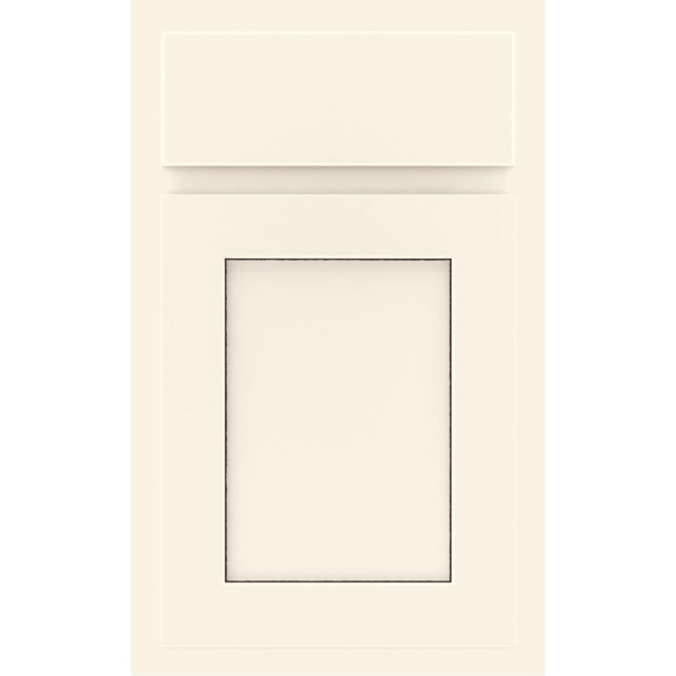 Square Coconut Amaretto Creme Glaze - Paint Square Cabinets
