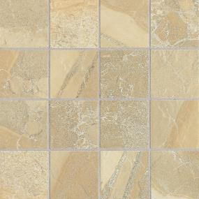 Mosaic Golden Ground Matte Beige/Tan Tile