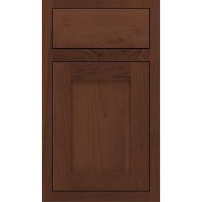 Square Sepia Dark Finish Square Cabinets