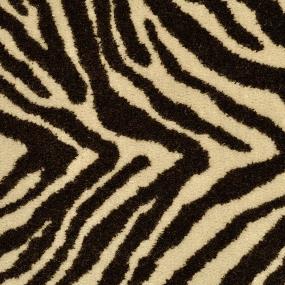 Pattern Plains Zebra Black Carpet