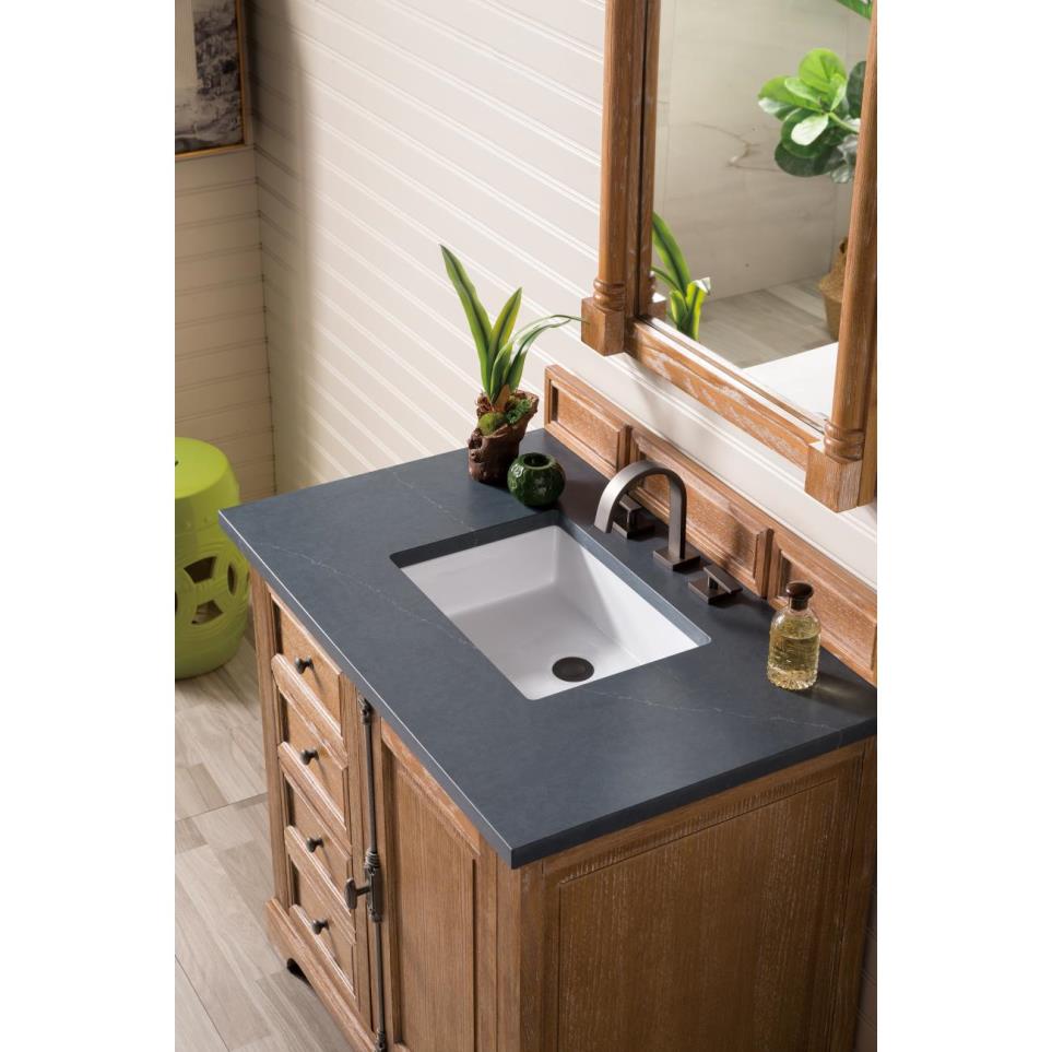 Base with Sink Top Driftwood Medium Finish Vanities