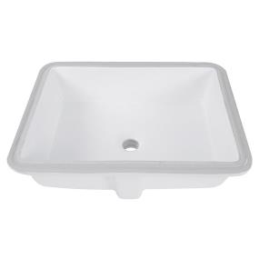 Bath Porcelain/Glaze White  Bathroom Sinks