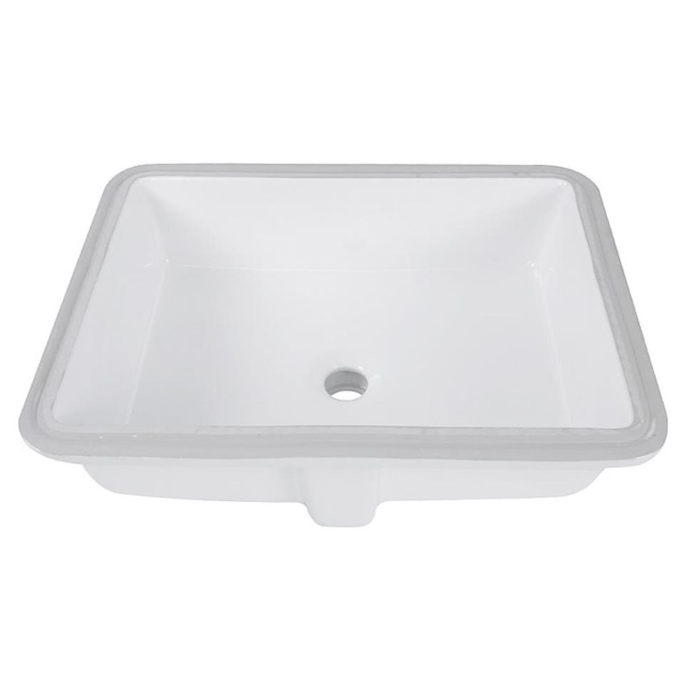 Bath Porcelain/Glaze White  Bathroom Sinks
