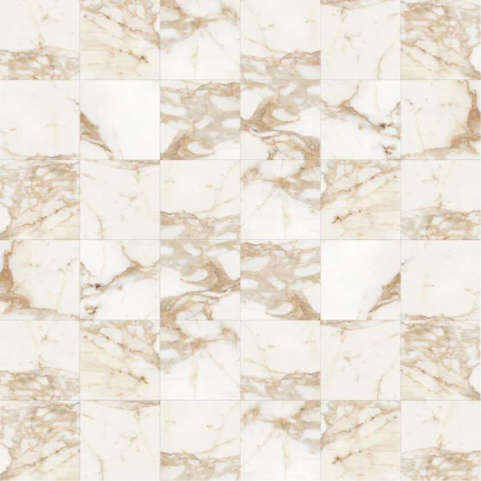 Mosaic Calacatta Gold Beige/Tan Tile