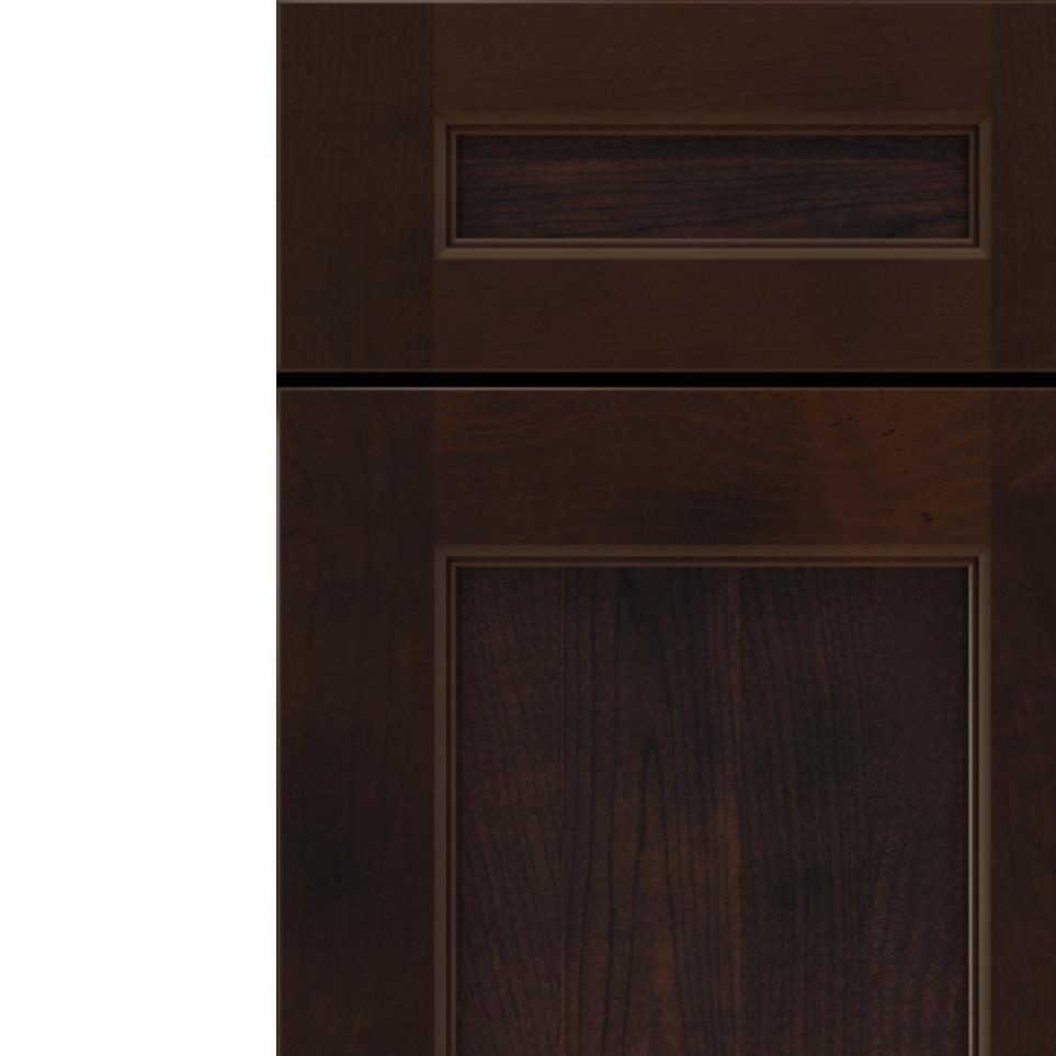 5 Piece Chocolate Dark Finish 5 Piece Cabinets