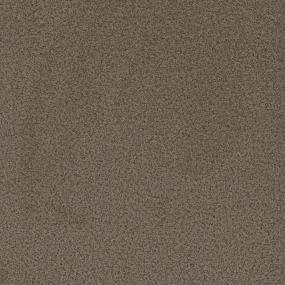 Textured Saxony Pennant Brown Carpet