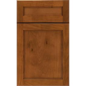 Square Cattail Medium Finish Square Cabinets