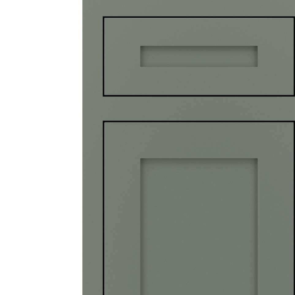 Inset Retreat Paint - Grey Inset Cabinets