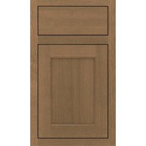 Square Gunny Medium Finish Square Cabinets