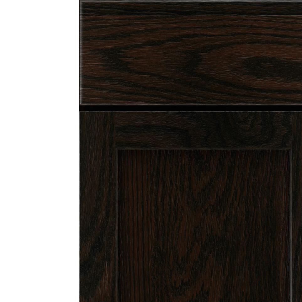 Square Chocolate Dark Finish Square Cabinets