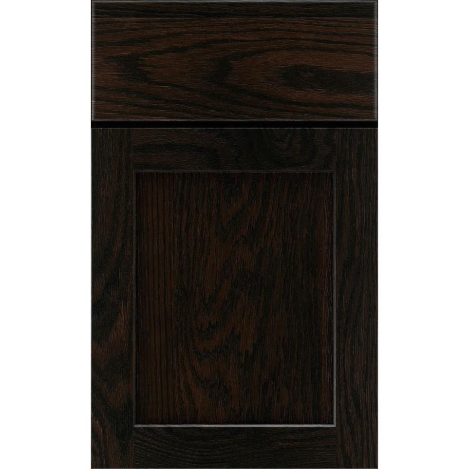 Square Chocolate Dark Finish Square Cabinets