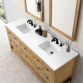 Base with Sink Top Light Oak Light Finish Vanities