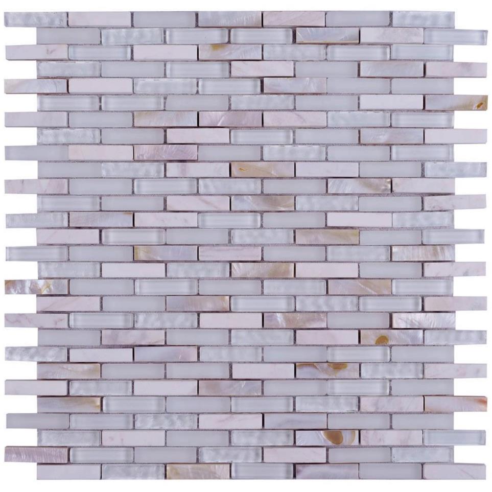 Mosaic Sugar Island White Tile