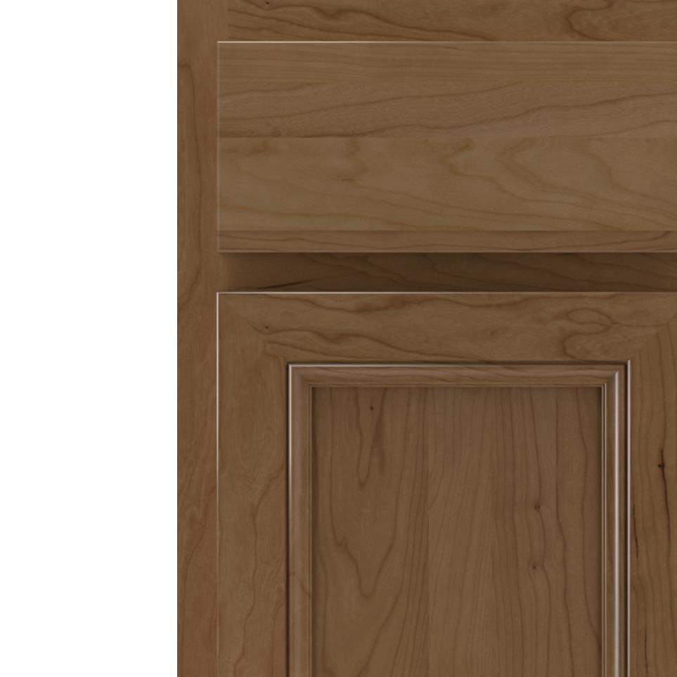 Square Morel Medium Finish Square Cabinets