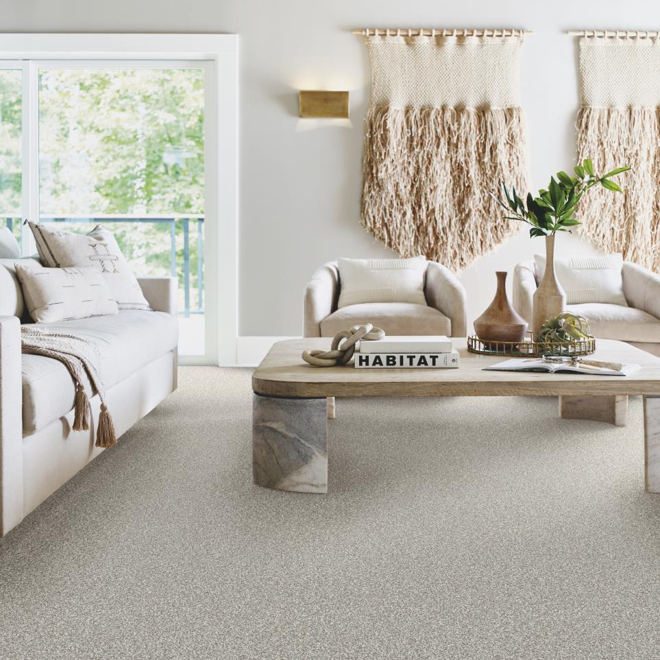 Casual Texture Snow Fall Gray Carpet