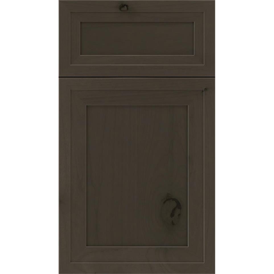 Square Thunder Dark Finish Square Cabinets