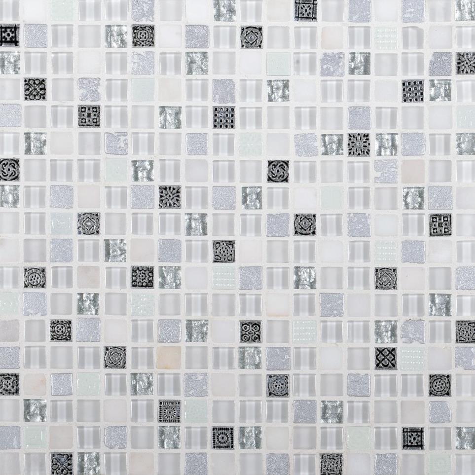 Mosaic Opal Mixed Gray Tile