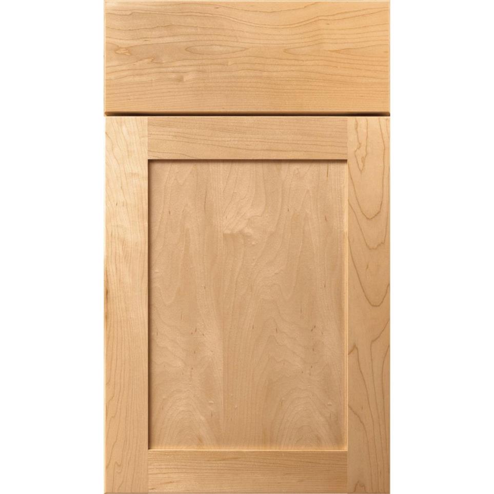 Square Natural Light Finish Square Cabinets