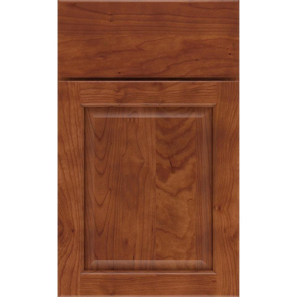 Square Cattail Medium Finish Square Cabinets