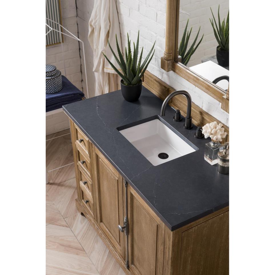 Base with Sink Top Driftwood Medium Finish Vanities