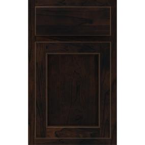 Square Chocolate Dark Finish Square Cabinets