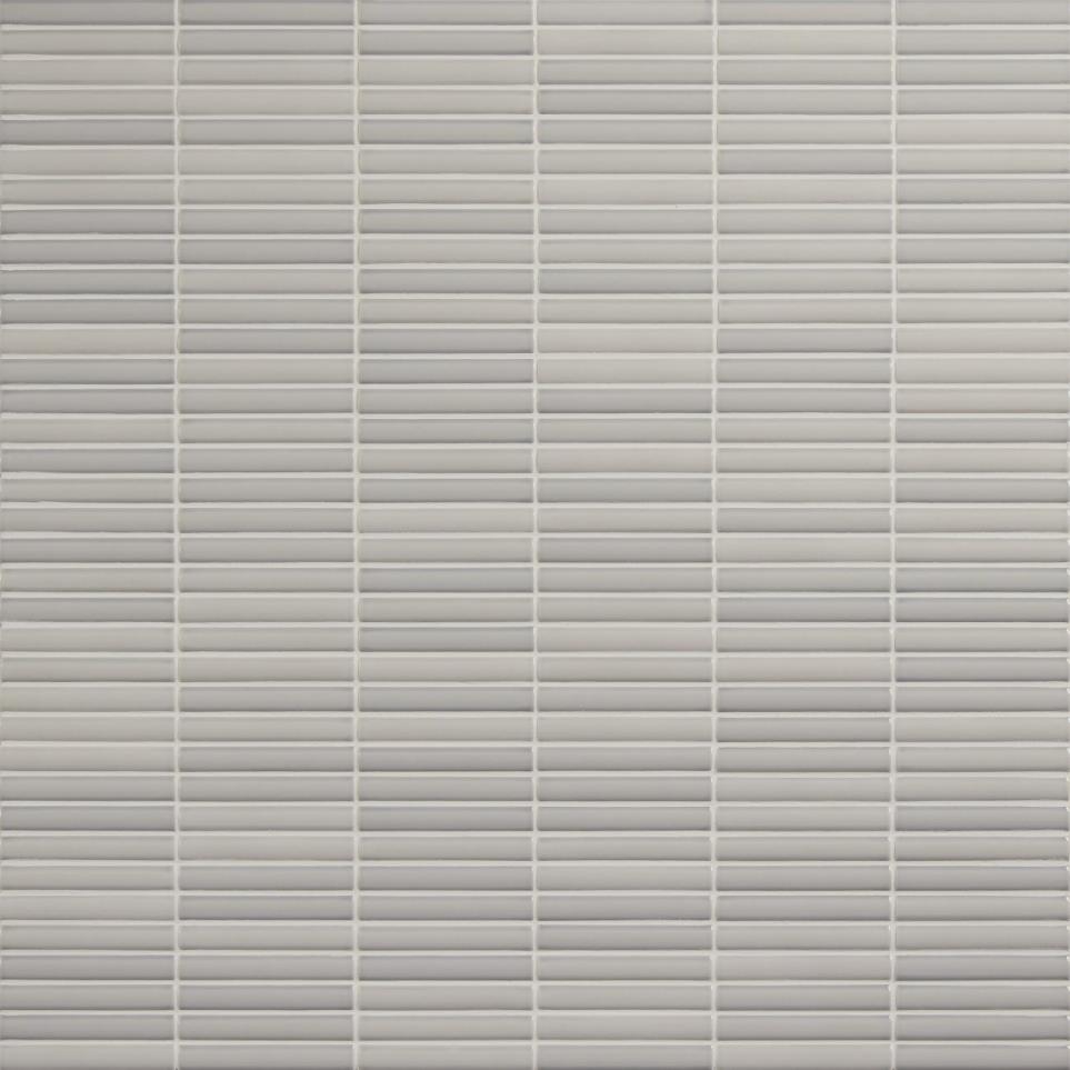 Mosaic Smokey Gray Glossy Gray Tile