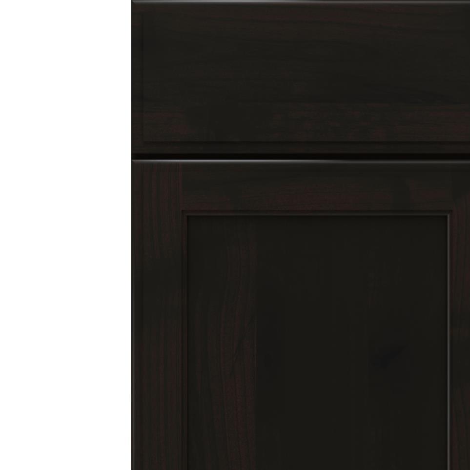 Square Chocolate Dark Finish Square Cabinets