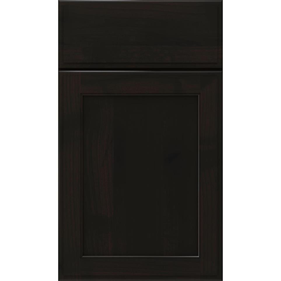 Square Chocolate Dark Finish Square Cabinets