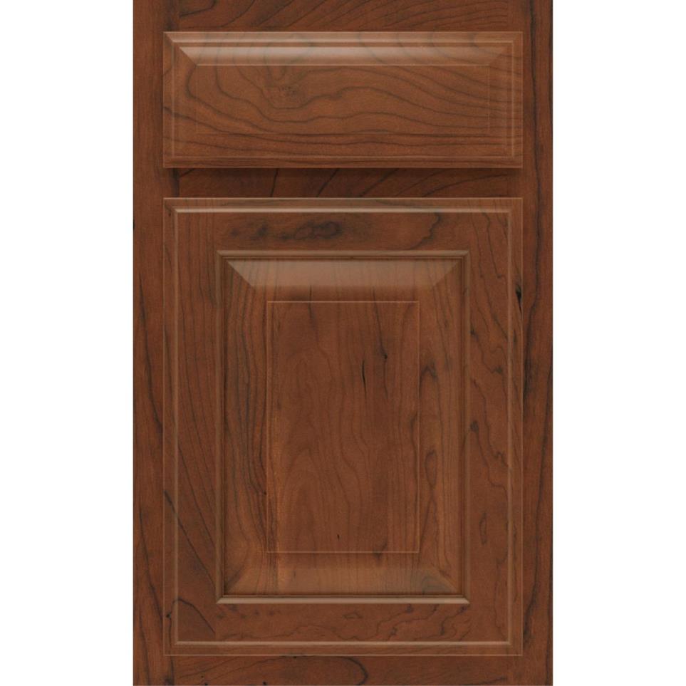 Square Tundra Dark Finish Square Cabinets