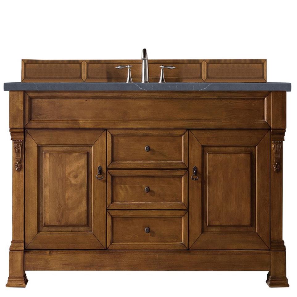 Base with Sink Top Country Oak Medium Finish Vanities