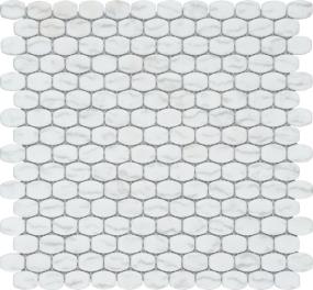 Glass Rg Carrarabarrelma White Tile