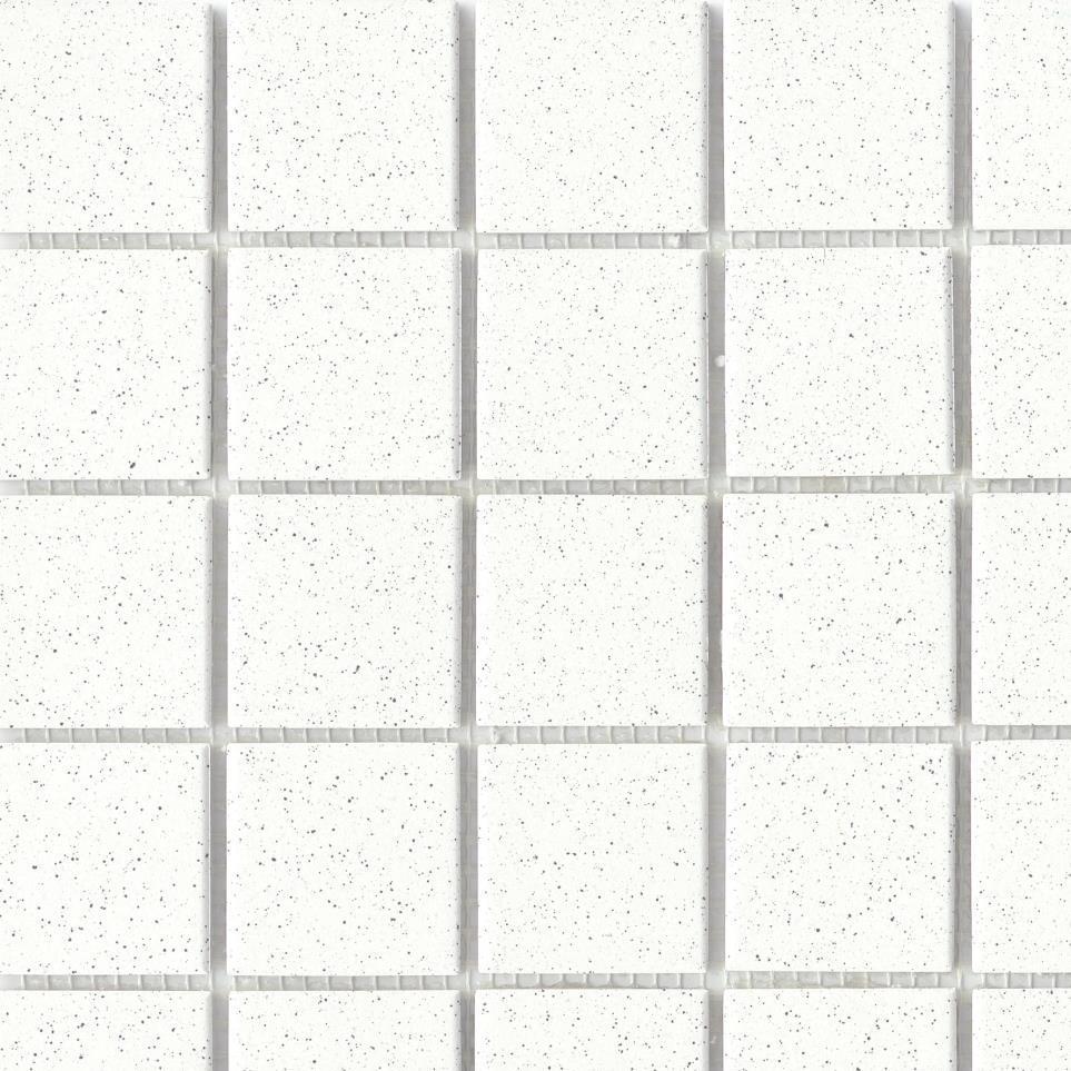 Mosaic Pure White Salt White Tile