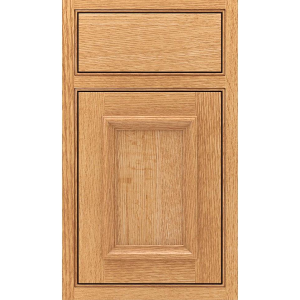 Square Natural Light Finish Square Cabinets