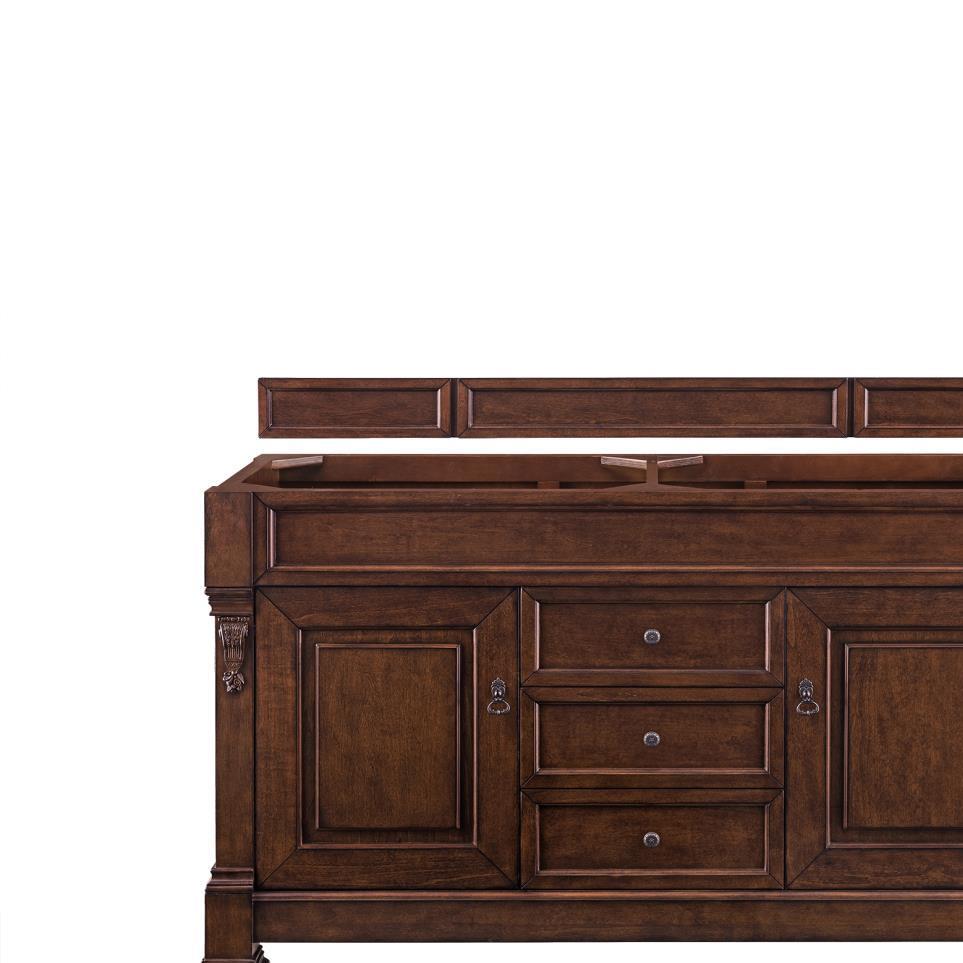 Base with Sink Top Warm Cherry Medium Finish Vanities