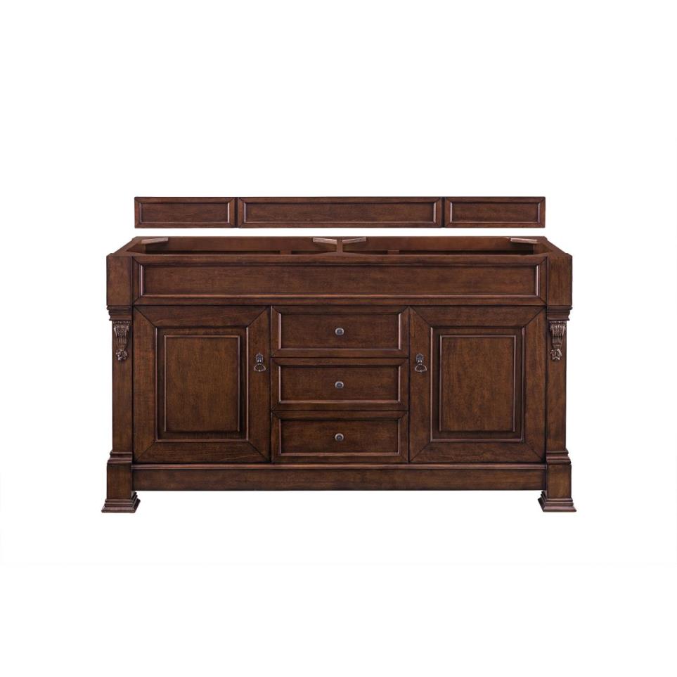 Base with Sink Top Warm Cherry Medium Finish Vanities