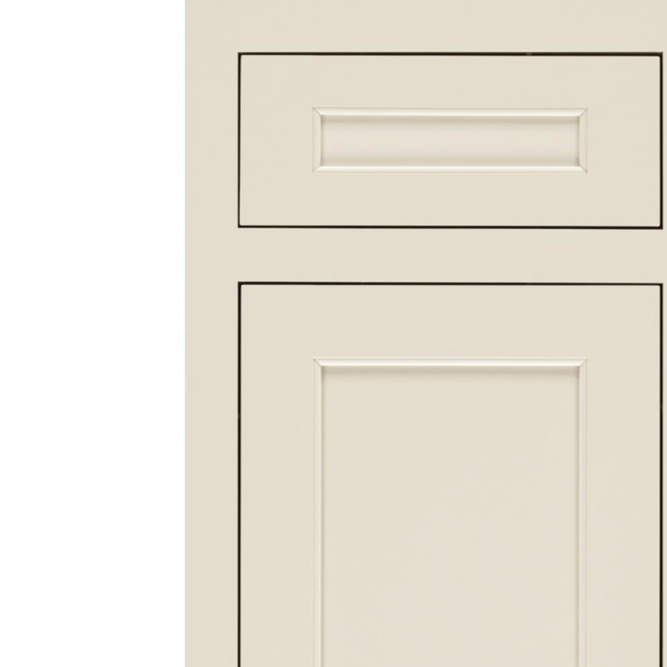 Inset Coconut Paint - White Inset Cabinets