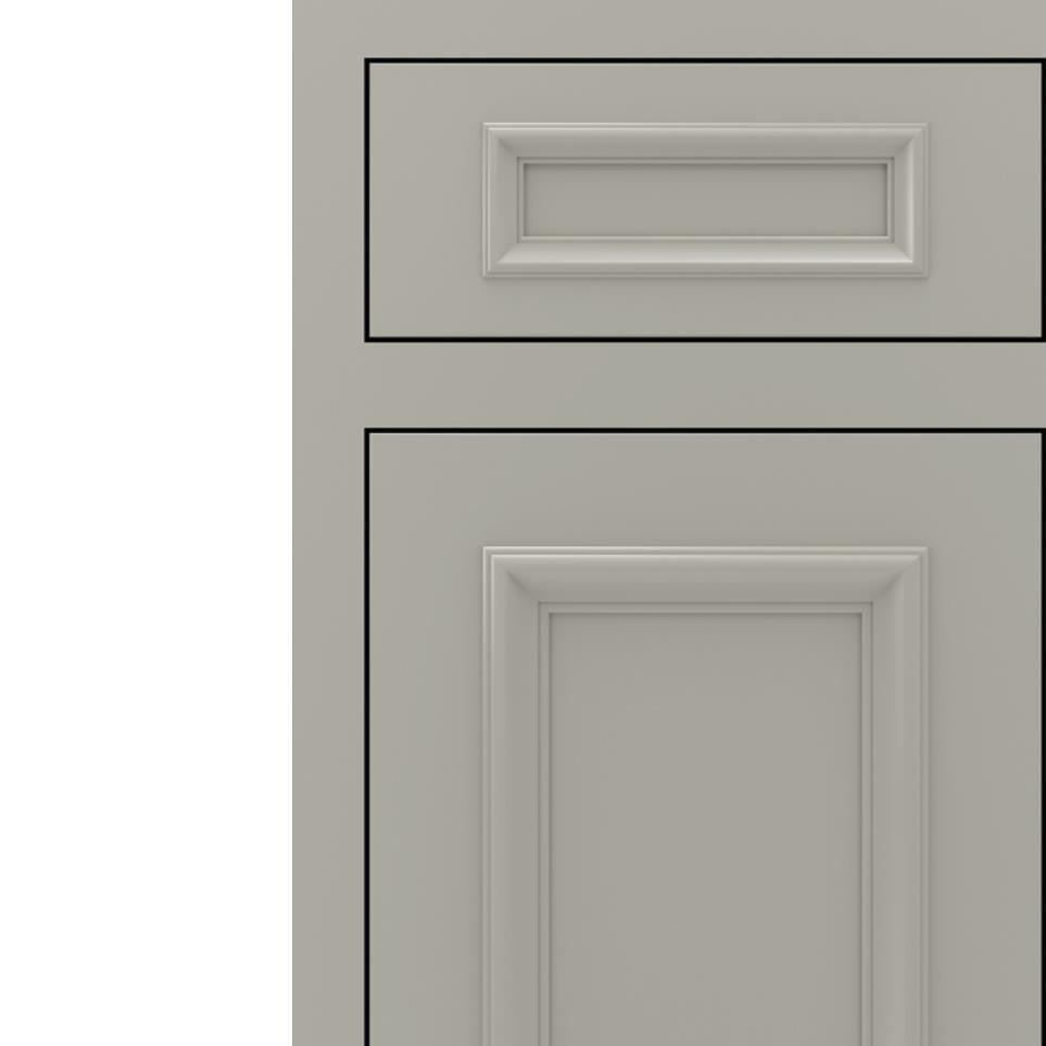 Inset Stone Trail Paint - Grey Inset Cabinets