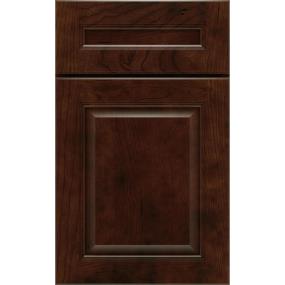 5 Piece Chocolate Dark Finish 5 Piece Cabinets