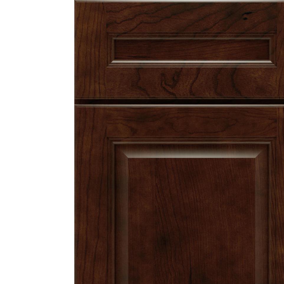 5 Piece Chocolate Dark Finish 5 Piece Cabinets