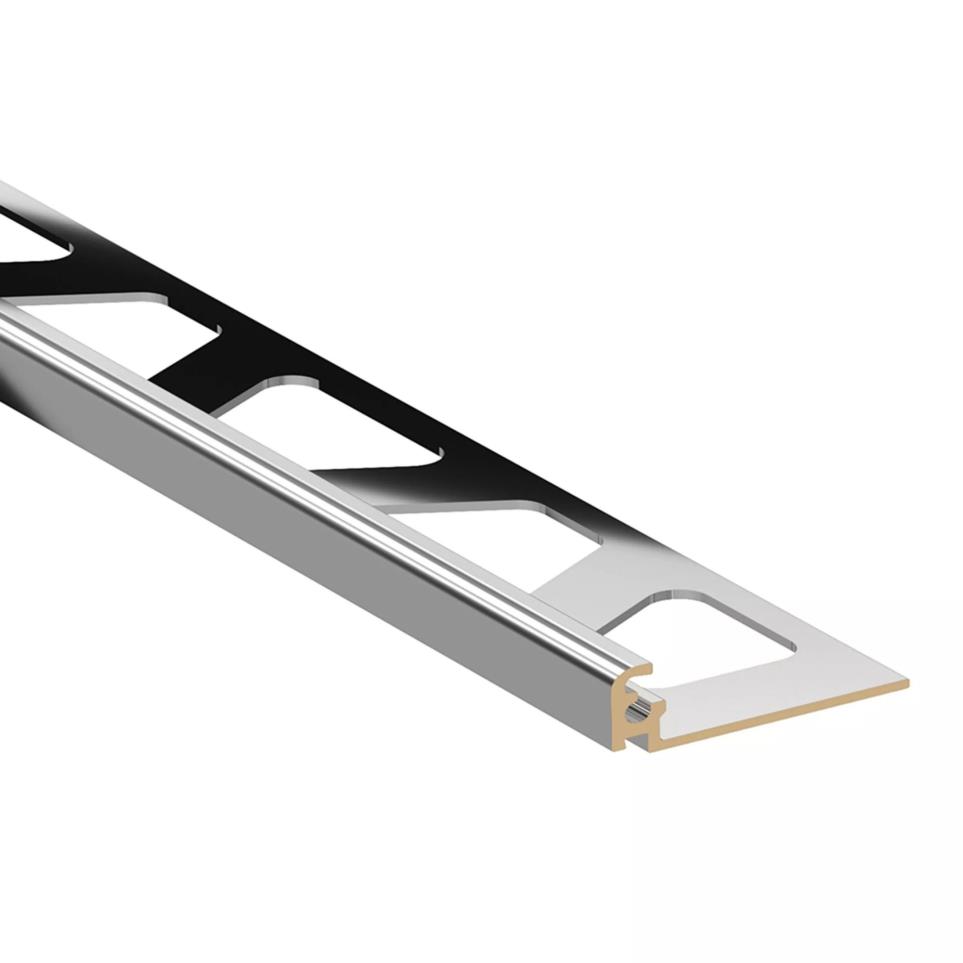 Trims/Moldings Chrome-Plated Solid Brass J100Mc Silver Trims, Moldings, and Transitions
